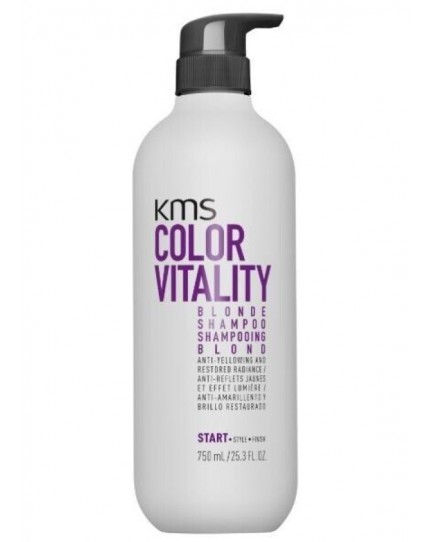 KMS Color Vitality Shampoo Blonde 750 ml per Capelli Biondi