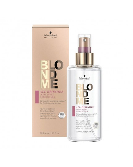 Schwarzkopf BlondeMe All Blondes Light Spray Conditioner 200 ml Balsamo per Capelli Biondi