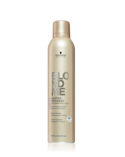 Schwarzkopf BlondeMe All Blondes Dray Shampoo Foam 300ml Shampoo Secco per Capelli Biondi