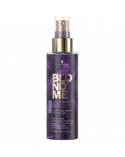 Schwarzkopf BlondeMe Cool Blondes Neutralizing Spray Conditioner 150 ml Balsamo Spry Antigiallo