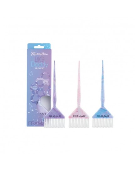 Framar Moonstone Big Daddy Brush Set Pennelli 3pz