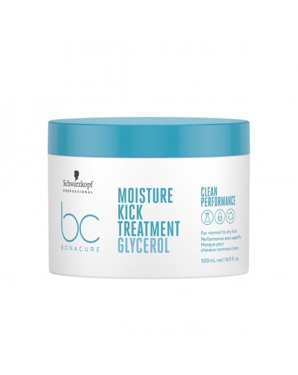 Schwarzkopf Professional Bonacure Moistrure Kick Treatmentt Glycerol Maschera Idratante 500 ml