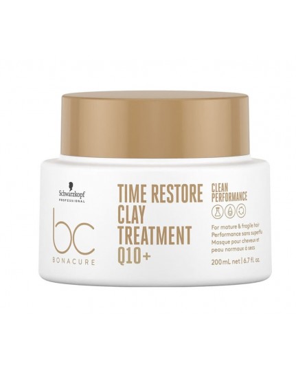 Schwarzkopf Professional Bonacure Time Restore Q10+ Clay Treatment Maschera 200 ml