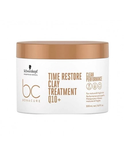 Schwarzkopf Professional Bonacure Time Restore Q10+ Clay Treatment Maschera 500 ml