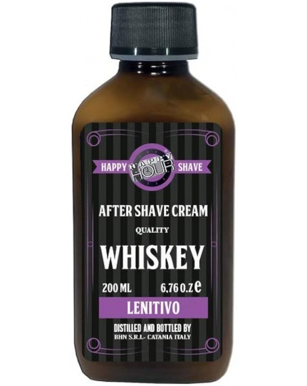 Happy Hour After Shave Whiskey Crema Dopobarba Lenitiva 200 ml