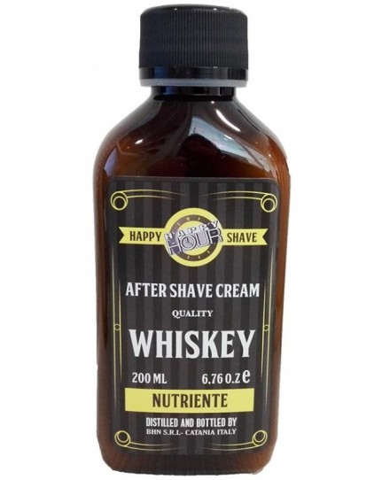 Happy Hour After Shave Whiskey Crema Dopobarba Nutriente 200 ml