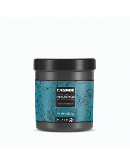 Black Professional Turquoise Maschera Idratante Capelli Sottili Hydra Complex 1000 ml