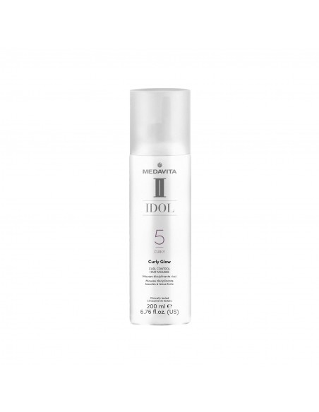 Medavita Idol Curly Gow Curl Control Hair Mousse Disciplinante Ricci 200ml