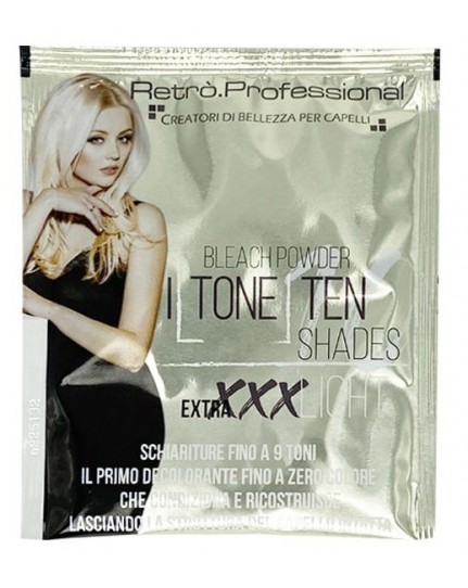 Retro' Professional Decolorante Extra Light 9 toni in busta 30 gr