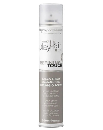 Retro' Specific Zero7 Play Hair Refining Touch Lacca Spray Forte 500 ml