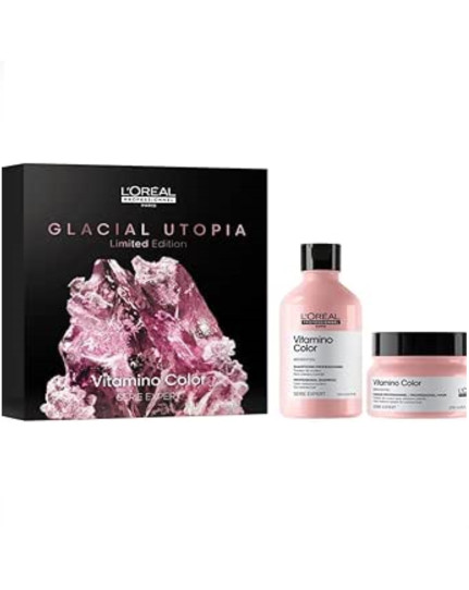 L'Oreal Professionnel Serie Expert Glacial Utopia Vitamino Color Shampoo 300 ml Maschera 250 ml