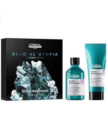 L'Oreal Professionnel Serie Expert Glacia Utopia Scalp Advanced Anti Discomfort Shampoo 300 ml Creme 10 in 1 200 ml