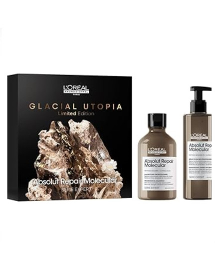 L'Oreal Professionnel Serie Expert Glacial Utopia Absolut Repair Molecular Shampoo 300 ml Serum 250 ml