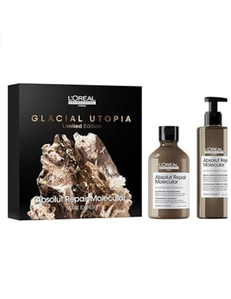 L'Oreal Professionnel Serie Expert Glacial Utopia Absolut Repair Molecular Shampoo 300 ml Serum 250 ml