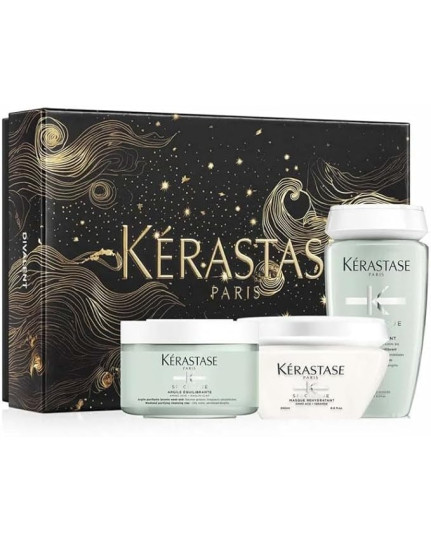 Kérastase Divalente Cofanetto Regalo Edizione Limitata Shampoo 250 ml Argille 200 ml Maschera 200 ml