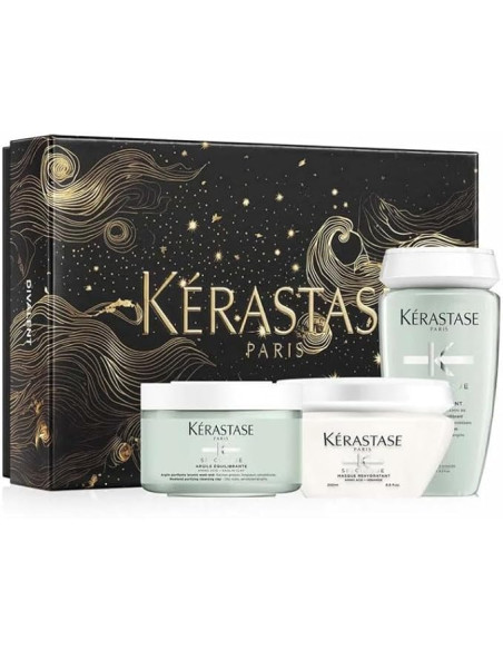 Kérastase Divalente Cofanetto Regalo Edizione Limitata Shampoo 250 ml Argille 200 ml Maschera 200 ml