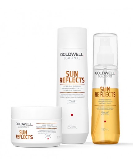 Goldwell Dualsenses Sun Reflects Kit Shampoo + Masque + Spray + Borsa Mare