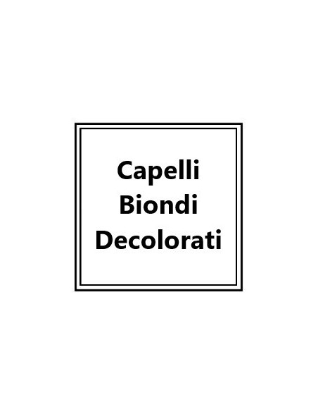 Capelli biondi e decolorati